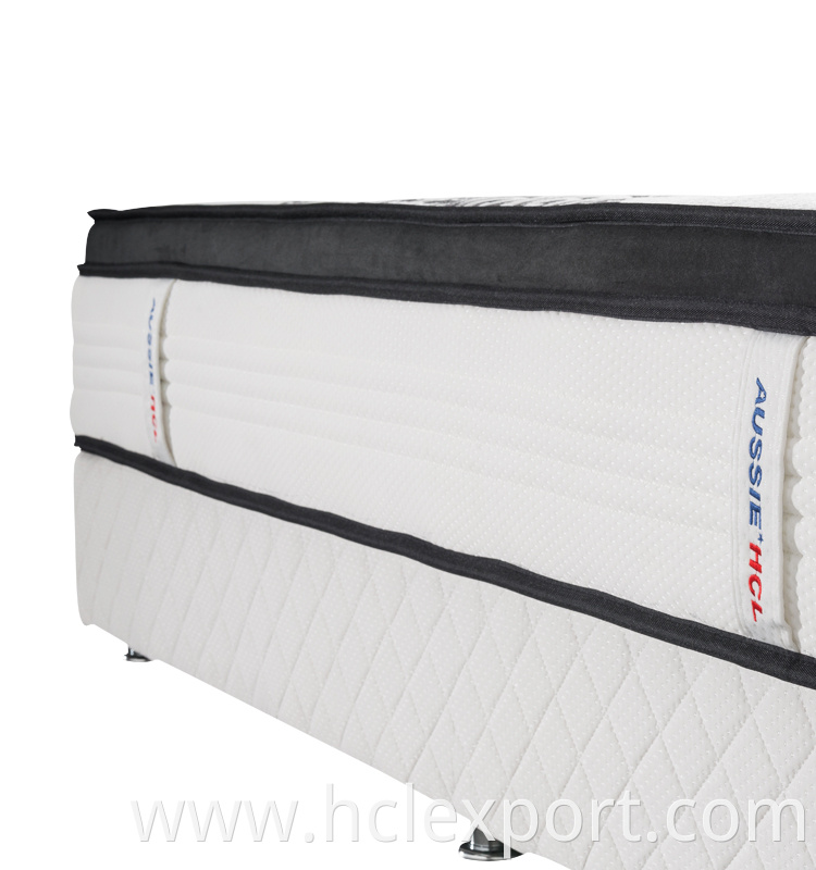 mattress factory wholesale High sleep quality roll up pocket spring mattress comfort zone mattress